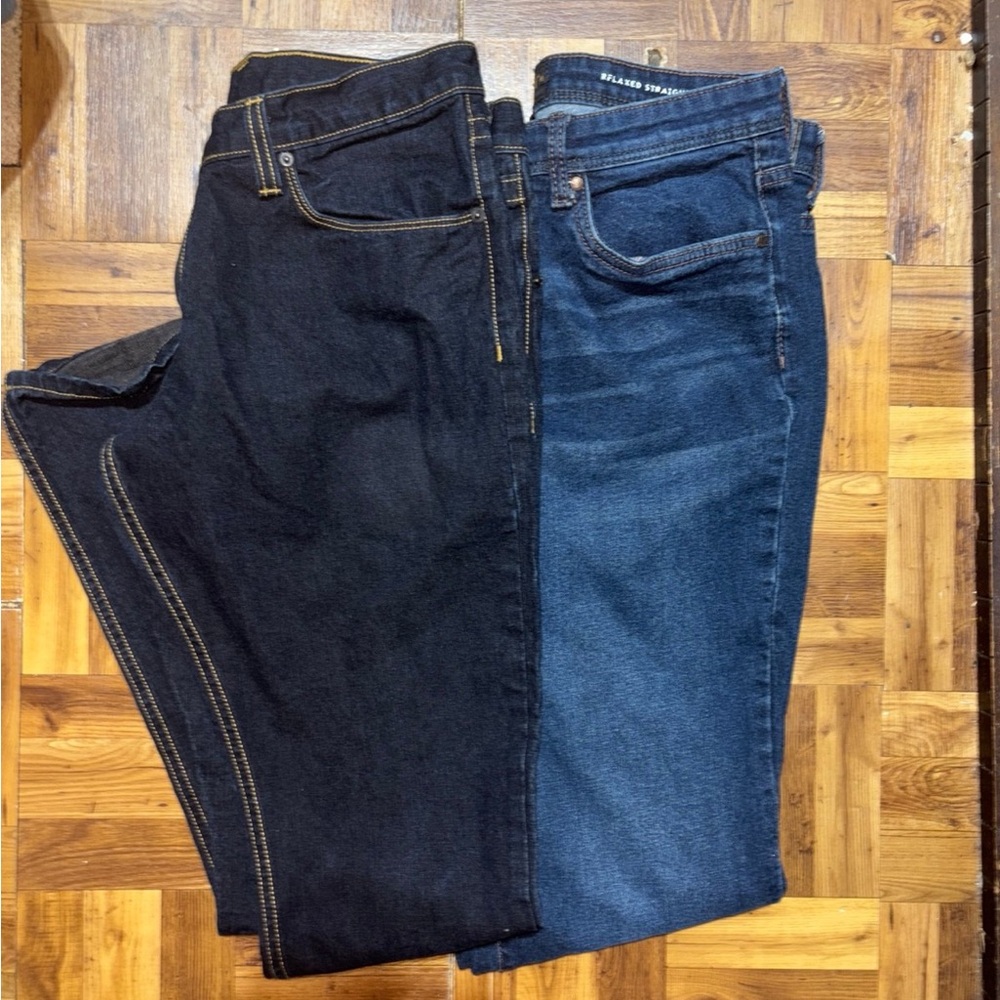 Bundle of RANK and Copper Oak Relaxed Fit Jeans, Men’s size 32x32